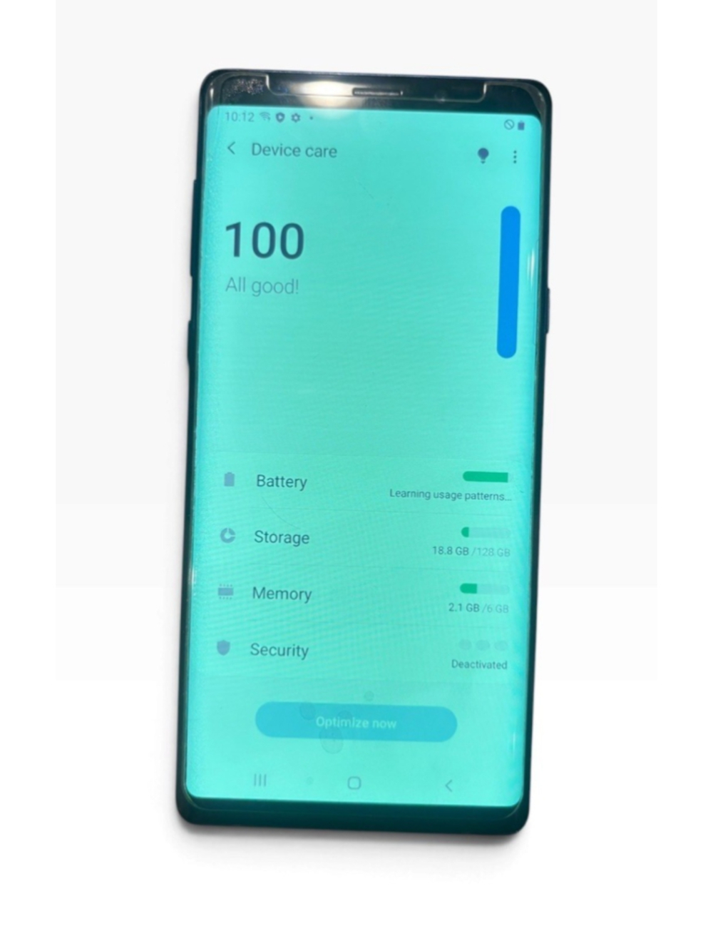 Samsung Galaxy Note9 - 128 GB - Ocean Blue (Unlocked)